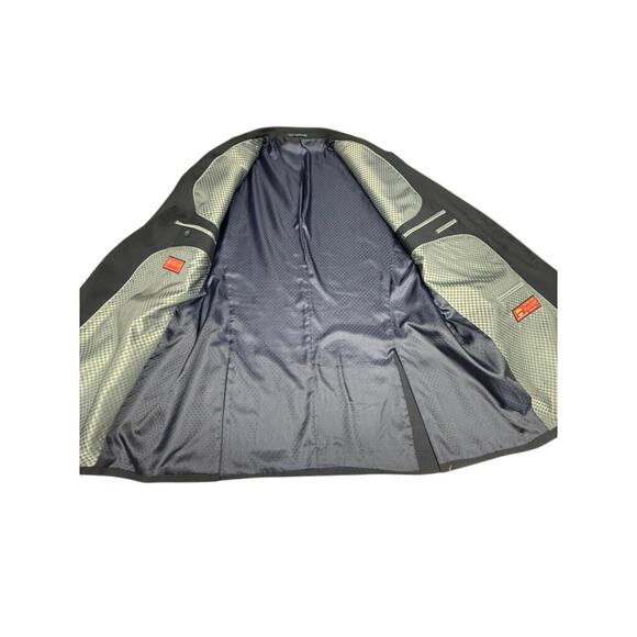 "Mantoni"Mens Blazer Italy Super 140's Wrinkle Resist. SZ. 48L 100% Virgin Wool - Picture 2 of 8